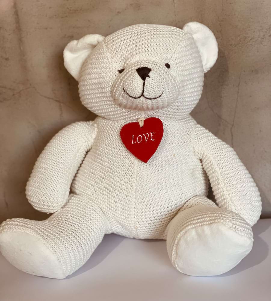 White Love Bear